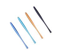 FUNNETOYU 4 pièces Lot de Stylets Capacitifs Métal avec Pointe Fibre pour Écriture Manuscrite Stylets Tactiles Précis Compatibles Écrans et Téléphones Couleurs Mixtes