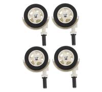 FUNNETOYU 4 Pièces Pas de passif roulettes silencieuses accessoires pour fauteuils roue silencieuse mini-roues roulettes pivotantes pu