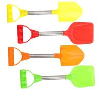 FUNNETOYU 4 Pièces Pelles à Neige pour Garçon Fille Moules Extérieurs Abs Poignée Flexible pour Modeler des Blocs de Neige Jouets Dhiver Portables pour Jeux Plein Air