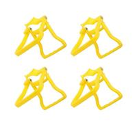 FUNNETOYU 4 Pièces Poignée Porte-Seau en Plastique Jaune Ergonomique pour Bouteilles d'eau, Élévateur D'énergie, Facile à Transporter Ranger la Maison ou Ailleurs