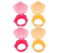 FUNNETOYU 4 Pièces Protège Boutons de Cuisinière Gaz Anti-accident Garçon Fille et Animaux Protection Antichaleur et Anti-huile pour Four et Plaques de Cuisine