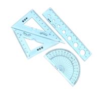 FUNNETOYU 4 pièces Règles Souples Pliables Transparentes Lot pour Élèves Multifonctionnelles et Incassables Outils de Flexibles pour Étudiants