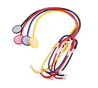 FUNNETOYU 4 Pièces Stéthoscopes Plastique pour Garçon Fille Médecin DIY Accessoire de Jeu de Rôle Infirmier Apprentissage Scientifique et Expériences Maison École