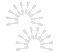 FUNNETOYU 400 Pièces autocollants en papier étiquettes d'étiquette étiquettes de bijoux White