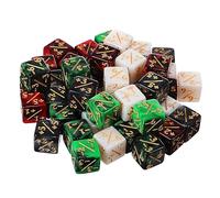 FUNNETOYU 48 pièces Dés Compteurs Mathématiques de Multicolores pour Jeux de Société et Outils Éducatifs Apprentissage Calcul