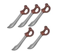 FUNNETOYU 5 pièces Gonflables Pirate pour Garçon Fille Accessoires de Fête Thème Pirate Cosplay Poignée Ergonomique pour Anniversaire et Halloween