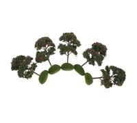 FUNNETOYU 5 Pièces Miniature Artificial Fruit Trees with Moss Realistic Plastic Apple Tree Models for DIY Micro Landscape Table and Railway Decoration