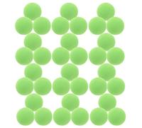 FUNNETOYU 50 Balles Rondes en Mousse Eva Vertes, Jouets Jeu et Fête, Balles de Tir Souples pour Blaster, Accessoires Résistants pour Garçon et Filles et Entraînement