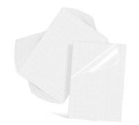 FUNNETOYU 50 feuilles Plastification Auto Adhésives Film Protecteur Transparent pour Photo Pochette de Plastifieuse Auto Scellante Facile à Utiliser et Résistante