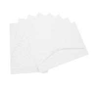 FUNNETOYU 50 pièces Enveloppes Épaisses Papier Kraft pour Cartes Invitation et Lettres Adaptées Aux Anniversaires et Fêtes Enveloppes Blanches Vierges pour et Documents
