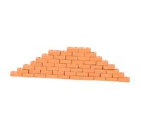FUNNETOYU 50 pièces Miniature Brick Models DIY Micro Landscape Brick Decor for Table and Architectural Building for Crafting and Model Construction