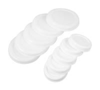 FUNNETOYU 50 Pièces Tube de tube en papier mail tubes en devoir taille affranchissement envoi papier carton pour bouchons embout bouchon de tube casquettes rondes Plastique blanche