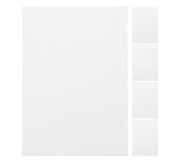 FUNNETOYU 5pièces Planche à Dessin Bois pour Peinture Acrylique Huile et Aquarelle Surface Lisse Coton Panneaux de Peinture Portables pour Artistes