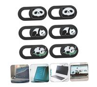 FUNNETOYU 6 pièces Cache Webcam Coulissant Protection de Confidentialité Portable pour Ordinateur Portable et Tablette Accessoires Faciles à Coller Prévention Espionnage