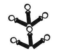 FUNNETOYU 6 pièces Crochets de Poussette Universels Nylon de Crochets pour de Shopping et Bagages Accessoires de Poussette pour Transport Facile