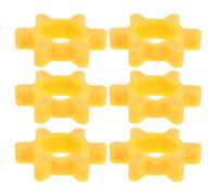 FUNNETOYU 6 Pièces Décapsuleur Rotatif Portable Ouvre-bouteille Antidérapant pour Mains Faibles Outil Compact Facile à Saisir pour Bouteilles Eau et Bocaux Seniors et Voyages