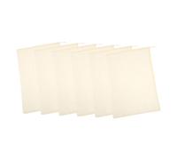 FUNNETOYU 6 pièces Filtre à Cordon Beige Réutilisables pour Soupe et Infusion Résistants Haute Température Alimentaire Lot