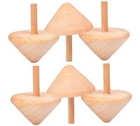 FUNNETOYU 6 Pièces Gyroscope Bois Non pour Activités pour Ans Améliorez Parent et Coordonnez Visuels Lors des Fêtes