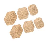 FUNNETOYU 6 pièces Mini Balles de Foin Fausse Décoratives pour Accessoires DIY Ferme et Maison de Poupée Modèles de Meules de Paille Réalistes pour Décoration Campagne et Jardin