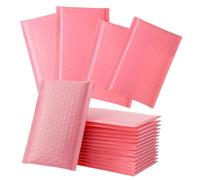 FUNNETOYU 60 Pièces Lot de Pochettes à Bulles Auto Adhésives Enveloppes Matelassées Résistantes et Étanches pour Colis Sacs Dexpédition Renforcés Chocs et Déchirures pour Déménagement et