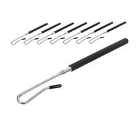 FUNNETOYU 8 Pièces Écoles Manipulation Contrôle Arts Éducation Réglable Universel Professionnel Accessoires Main en Métal Divertissement Portable - Rétractable Activités Marionnette