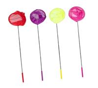 FUNNETOYU 8 pièces Filets Télescopiques Garçon Fille Filet à Insectes et Poissons Manche Antidérapant Acier Inoxydable Jouets Extérieur Éducatifs pour Couleurs Aléatoires Couleur Aléatoire