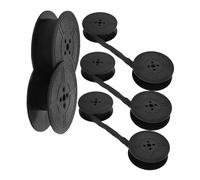 FUNNETOYU 8 pièces Ruban Encreur Machine à Écrire Nylon Noir Double Bobine Impression Nette et Durable pour Anciennes Machines Mécaniques