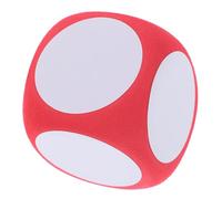 FUNNETOYU à Mousse Jumbo Grand Format Effaçable à Sec Cube Décriture Vierge pour Enseignants et Classe Accessoire Éducatif Rouge pour Mathématiques et Jeux Scolaires