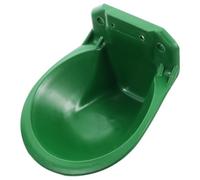 FUNNETOYU Abreuvoirs de Ferme en Plastique Vert pour Moutons et Chèvres, Système D'abreuvement Facile à Nettoyer et Réutilisable, pour L'élevage en Ferme