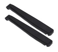 FUNNETOYU Accoudoirs de Remplacement pour Chaise de Plage Pliante en Plastique Noir, Paire Vis de Fixation, Coussins Ergonomiques Confortables pour Chaise de Bureau et Fauteuils de Camping