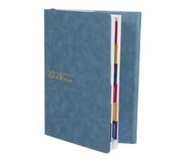 FUNNETOYU Agenda Compact avec Marque Pages Mensuels Planificateur Journalier Élégant pour Travail Voyage Carnet Dorganisation Quotidienne et Calendrier Anglais