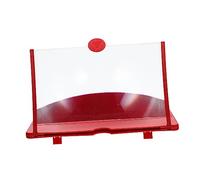 FUNNETOYU Amplificateur d'Écran Portable pour Téléphone Loupe de Projection Écran Agrandisseur Matériau Plastique Support Pratique Taille Compacte Protection des Yeux Couleur Transparente