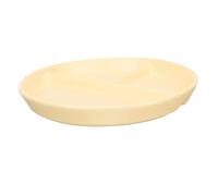 FUNNETOYU Assiette Compartimentée Céramique Sections Plat de Service pour Déjeuner Snack et Dessert et Facile à Nettoyer pour Usage Domestique et Professionnel