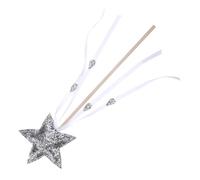 FUNNETOYU Baguette de Fée Étoile avec Ruban Accessoire de Fête et Cosplay pour et Performances Scéniques