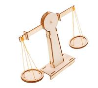 FUNNETOYU Balance Éducative Bois DIY pour Garçon Fille Jeu Scientifique Interactif Matériel Expérimentation pour Garçons et Filles Montessori Développement Motricité Fine et Calcul Simple
