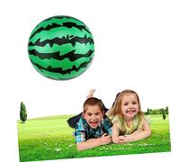 FUNNETOYU Balle de Plage Gonflable Pastèque Été pour Garçon Fille Jeux Extérieurs Piscine et Plage Facile à Gonfler et Dégonfler Ballon Eau Rebondissant