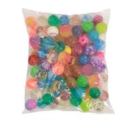 FUNNETOYU Balles Rebondissantes en Caoutchouc pour Garçon Et Filles 50 Pcs Jouets De Piscine Légères Et Colorées Activités Éducatives Jeux D'extérieur