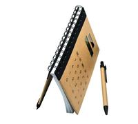 FUNNETOYU Bloc Notes Multifonction Compact avec Calculatrice Solaire pour Étudiant et Bureau Carnet Décriture Double Face Papier pour Prises de Notes et Planification