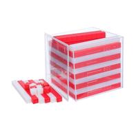 FUNNETOYU Blocs de Mathématiques Plastique Multicouches Jeu de Cubes de Comptage et Volume pour Garçon Fille Outil Pédagogique Manipulable pour Apprentissage Précoce et Classe