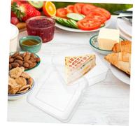 FUNNETOYU Boîte à Sandwich Transparente Hermétique avec Couvercle Boîte Toast Portable Rangement Réutilisable pour Sandwichs et Contenant Étanche pour Lunch