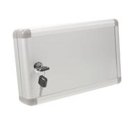 FUNNETOYU Boîte Clés Murale Sécurisée avec Serrure Organisateur Mural pour Clés avec Étiquettes Incluses Coffre de Rangement Verrouillable pour Bureau et Maison