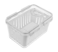 FUNNETOYU Boîte de Conservation Alimentaire Transparente pour Réfrigérateur Récipient Réutilisable pour Fruits et Légumes Organiseur et Facile à Nettoyer