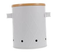 FUNNETOYU Boîte de Conservation Légumes Respirante Moyenne 26l Plastique Robuste Circulation D'air Stockage Pommes de Terre Oignons Ail la Cuisine Familiale