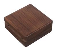 FUNNETOYU Boîte de Rangement en Bois pour Pièces de Monnaie 9 Cm, Coffret de Présentation Militaire Vert Foncé, Organisateur de Collection de Médailles Souvenirs, Boîte à Défis Carrée