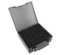 FUNNETOYU Boîte de Rangement Portable pour Piles AA et AAA en Plastique Étanche Doublure en Éponge, Conteneur de Recyclage Sécurisé pour Maison, Bureau ou Garage, Organisateur Compact