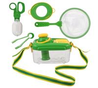 FUNNETOYU Boîte d'insectes d'aventure pour Enfants Cas d'observation de Bugs kit de Collecte d'insectes pour Enfants kit de Capture d'insectes Pince à épiler Plastique