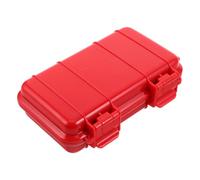 FUNNETOYU Boîte Étanche Rouge Petite Taille pour Téléphone Portable, Mallette Rigide avec Insert en Mousse, Protection Anti-Eau pour Activités Extérieures, Camping et Sports Nautiques