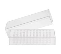 FUNNETOYU Boîtier de finition de tête de meulage en ABS avec 48 Trous, Design Stylé et Pratique, Permet de Prévenir la Saleté des Embouts, Idéal pour Atelier de Nail Art