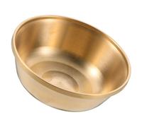 FUNNETOYU Bol Métal Poli pour Eau Bénite Bouddhiste Coupe Décorative Multifonction pour Temple et Maison Cadeau Art Tibétain