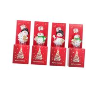 FUNNETOYU Bouchon Vin Alliage Aluminium Décoratif Portable Étanche et Facile à Utiliser Lot de Styles pour Bouteille de Vin Ambiance Festive Noël
